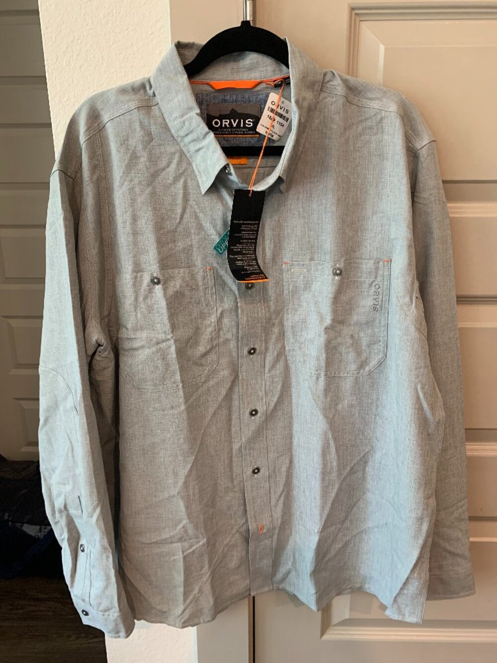 Men’s Tech Chambray Long-Sleeve Work Shirt